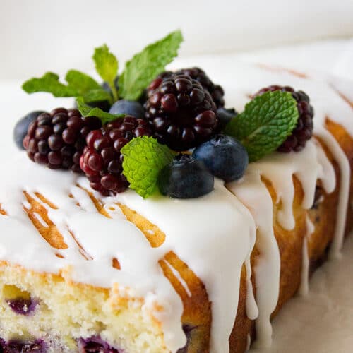 Lemon Blueberry Buttermilk Cake. A delicious ad refreshing cake, perfect for the summer yet you can enjoy it any time. Moist and the flavor is phenomenal. www.munatycooking.com | @munatycooking