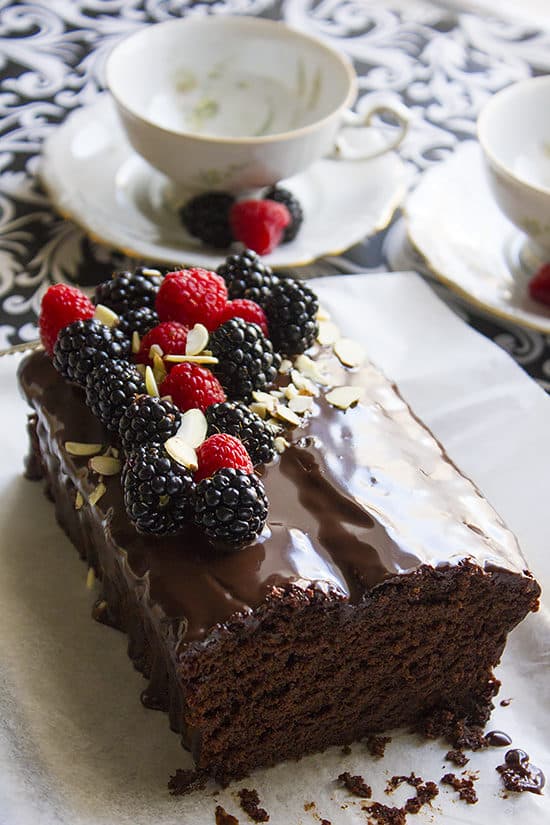chocolate fudge loaf cake 7
