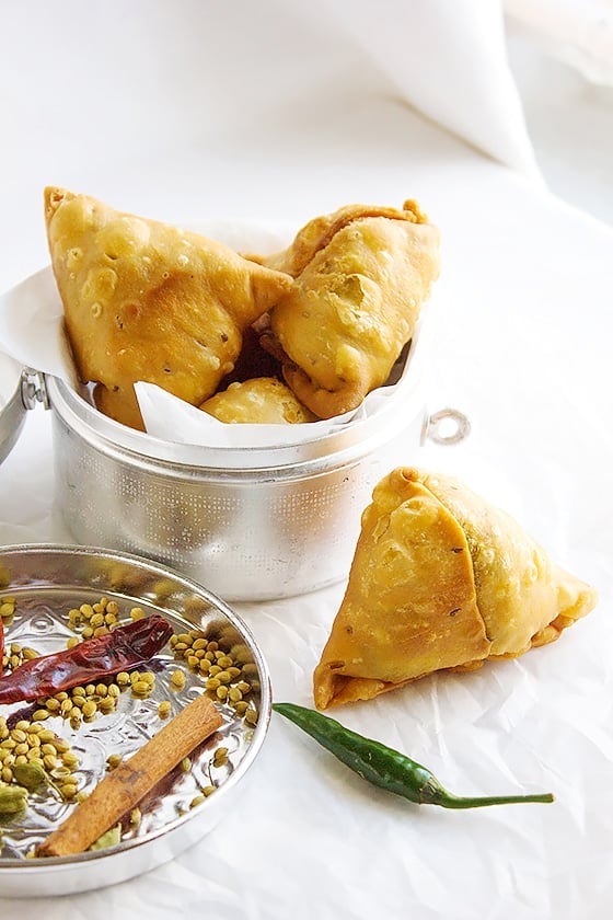 Punjabi Crunchy Beef Samosa Munaty Cooking