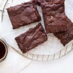 chewy egg free fudge brownies 5