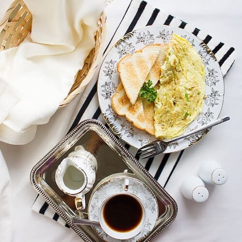 potato green onion omelet 3