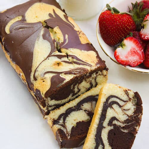 marble pound cake 4