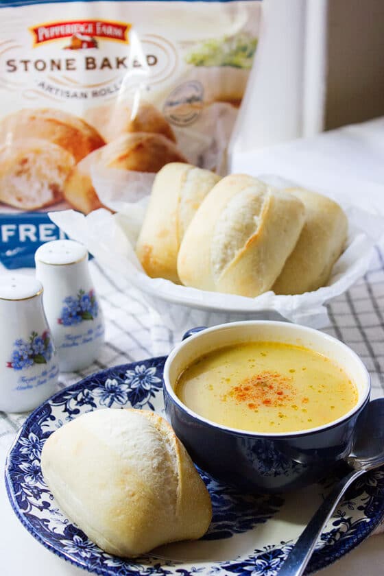 Lentil Vegetable Soup. A healthy and delicious soup, it hardly takes 18 minutes to make. A great way to include vegetables in your diet. Kid approved recipe and is perfect with rolls on the side. #AD #Sponsored. www.munatycooking.com | @munatycooking @pepperidgefarm