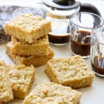 Strawberry Coffee Cake. A moist and delicious coffee cake, filed with chunks of strawberry jam. This cake is perfect with coffee and tea. www.munatycooking.com | @munatycooking