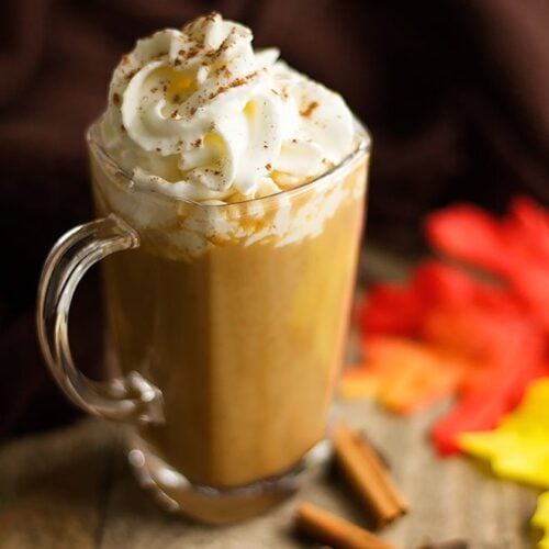 How to make a pumpkin latte at home.