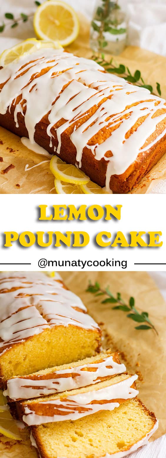 Lemon Pound Cake Recipe. Learn how to make a delicious pound cake perfumed with lemon zest and lemon icing. #poundcake #lemonpoundcake #cake