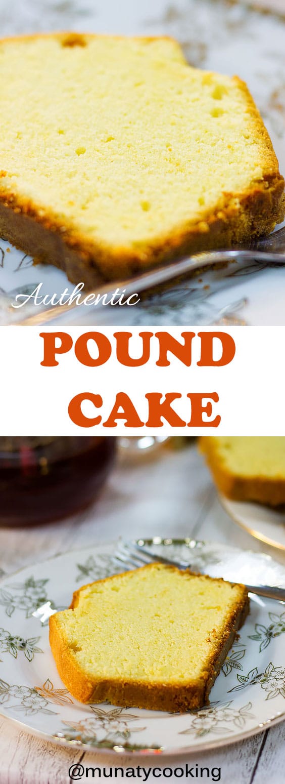 Authentic Pound Cake Recipe - Munaty Cooking