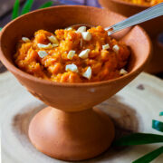 Gajar Halwa freshly served 2024.