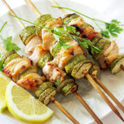 Middle Eastern chicken skewers 2024.