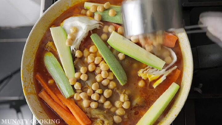 Authentic Moroccan Couscous (Hearty Meal with Lamb Shanks)