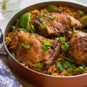 Mexican chicken and rice feature image 2023.
