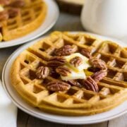 Pumpkin waffles feature image 2023.
