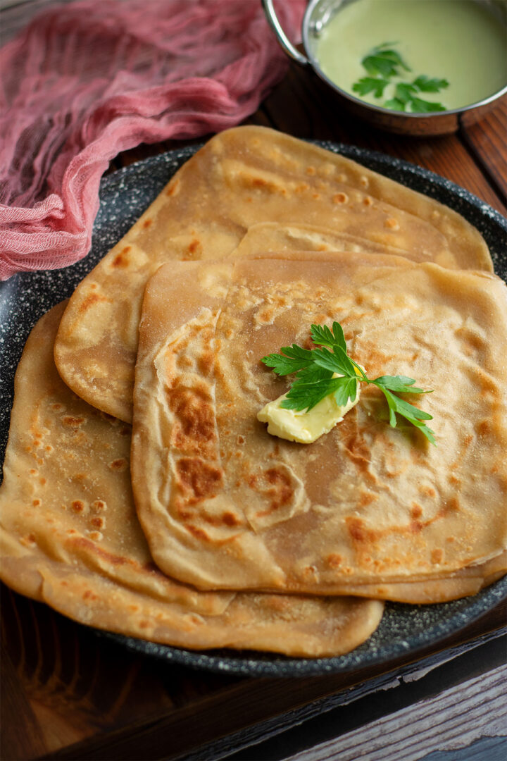 Easy Indian Paratha Recipe - (Indian Flatbread)