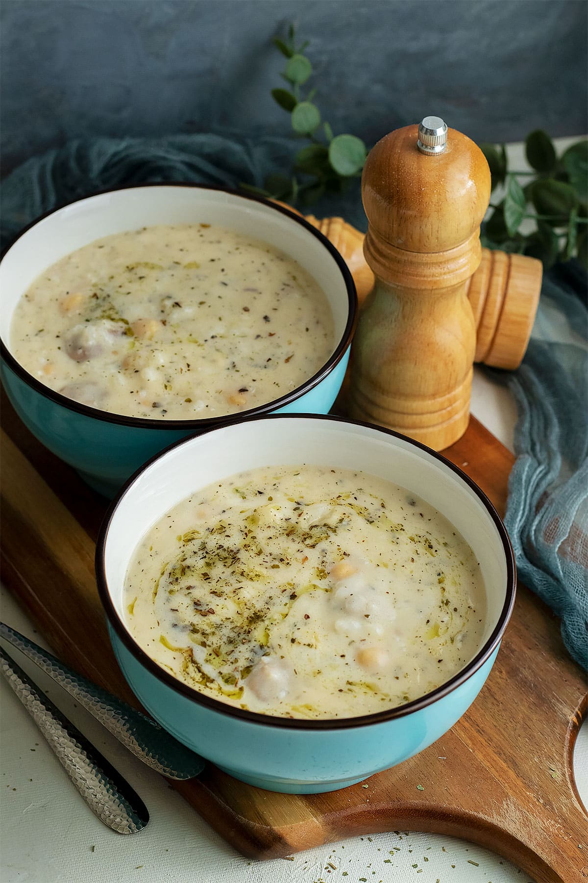Freshly prepared Lebeniye Soup.