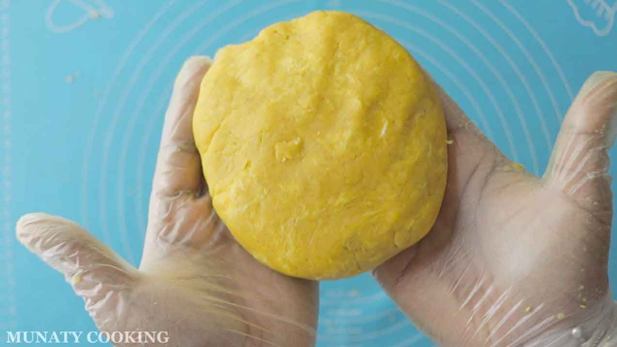 Formed the dough for the patties.